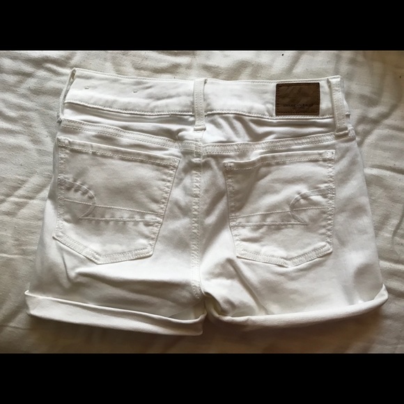 American Eagle white jean shorts - Picture 2 of 3